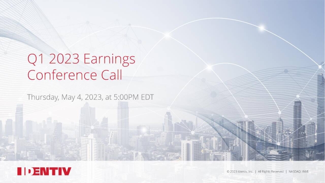 Identiv, Inc. 2023 Q1 - Results - Earnings Call Presentation (NASDAQ ...