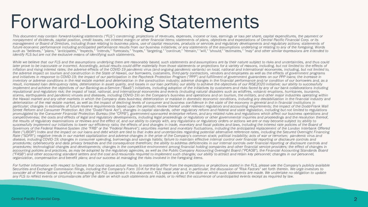 Forward-Looking Statements