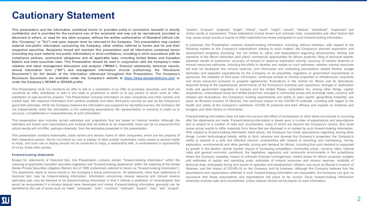 Standard Lithium (SLI) Presents At 35th Annual Roth Conference