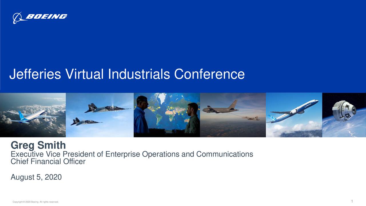 The Boeing Company (BA) Presents At Jefferies Industrial Conference