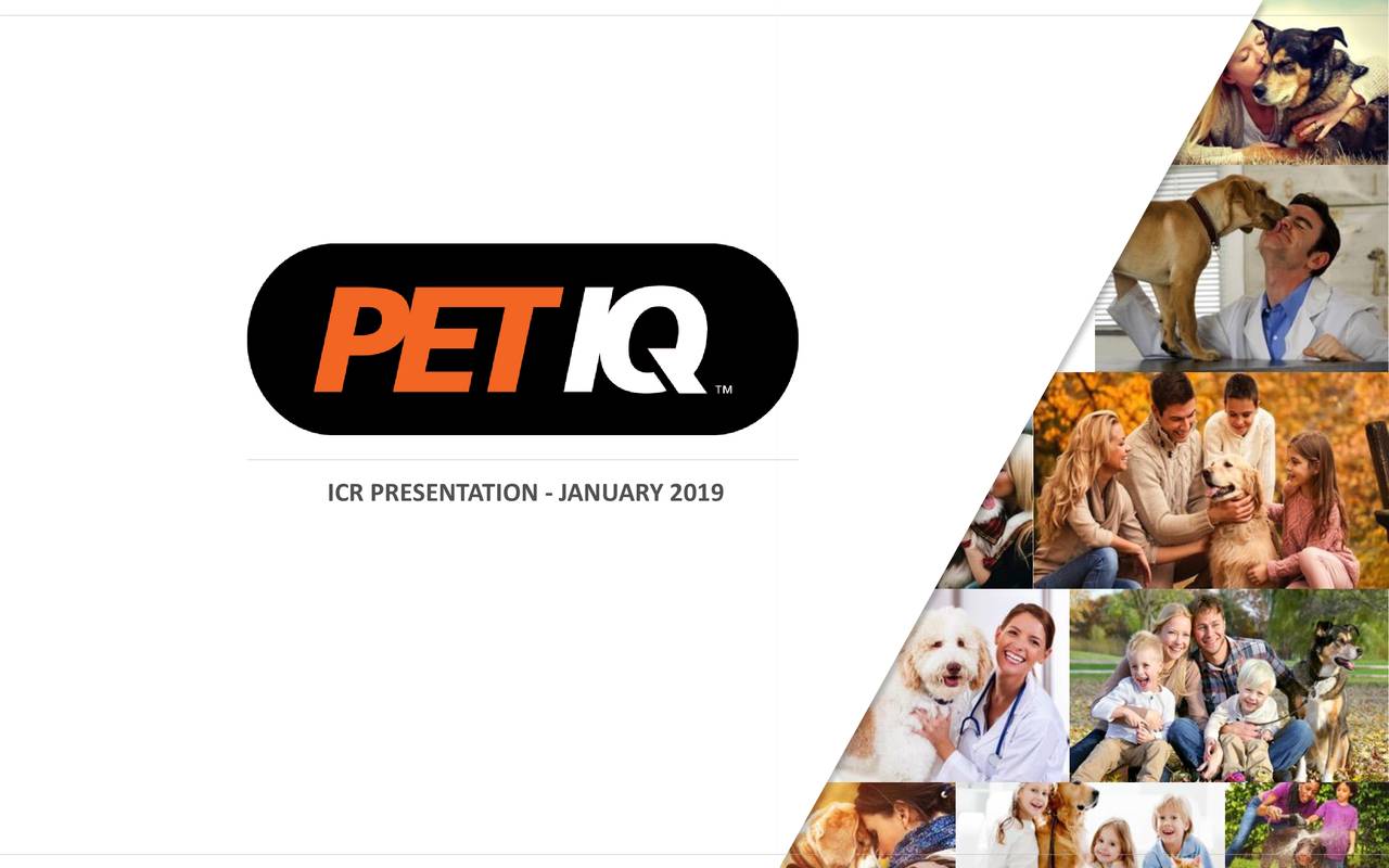 PetIQ (PETQ) Presents At 2019 ICR conference Slideshow (NASDAQPETQ