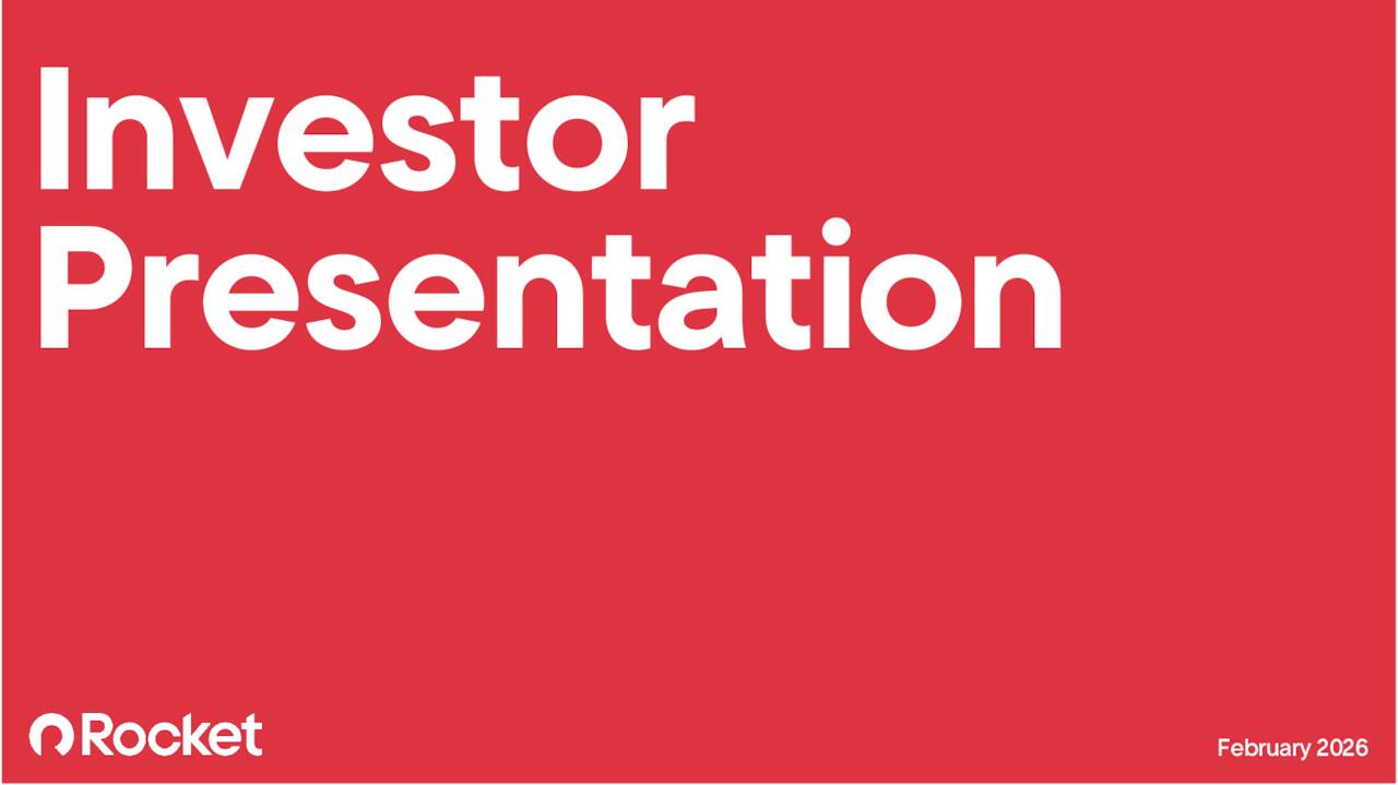 Rocket Companies, Inc. 2025 Q4 - Results - Earnings Call Presentation ...