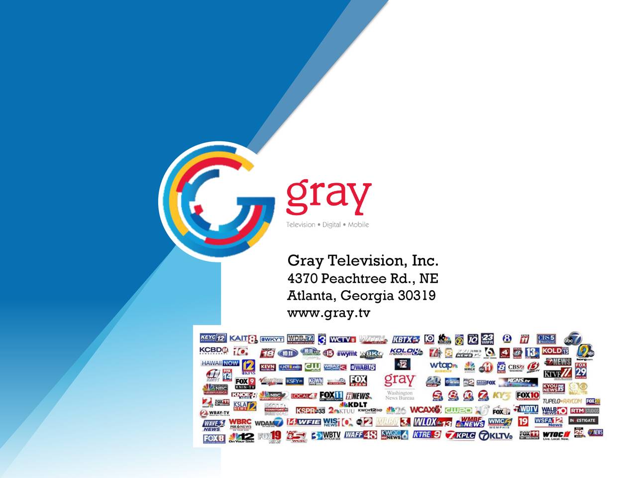 Gray Television (GTN) Presents At Stephens Nashville Investment