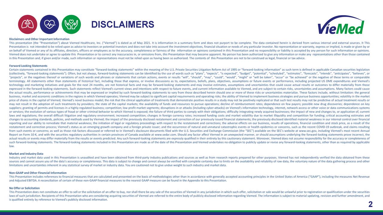 DISCLAIMERS