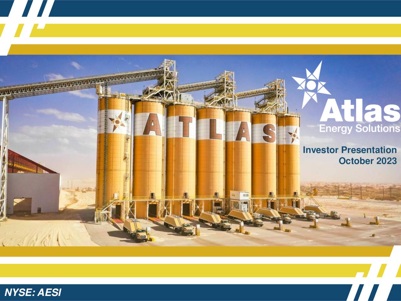 Atlas Energy Solutions Inc. 2023 Q3 Results Earnings Call