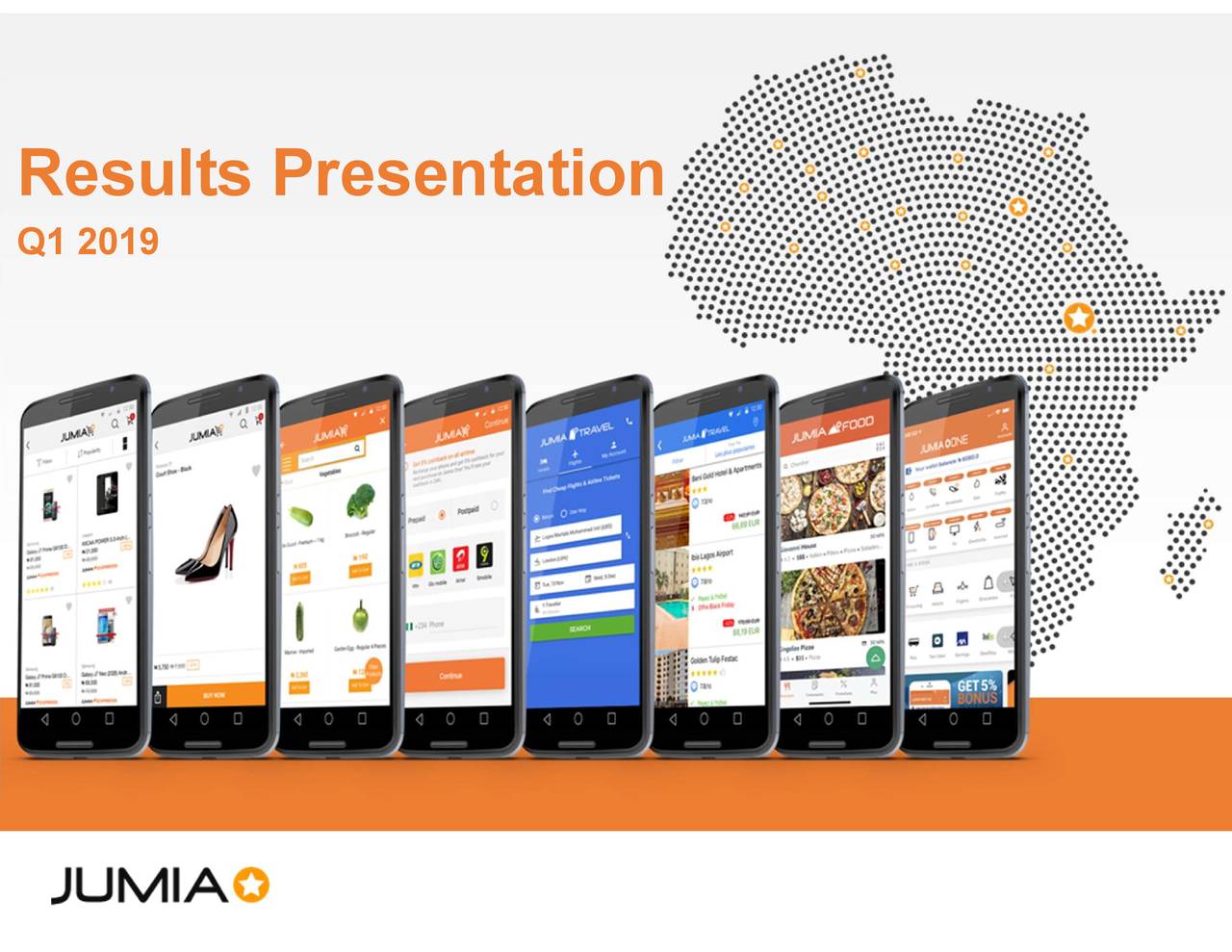 Jumia Technologies AG 2019 Q1 Results Earnings Call Slides (NYSE