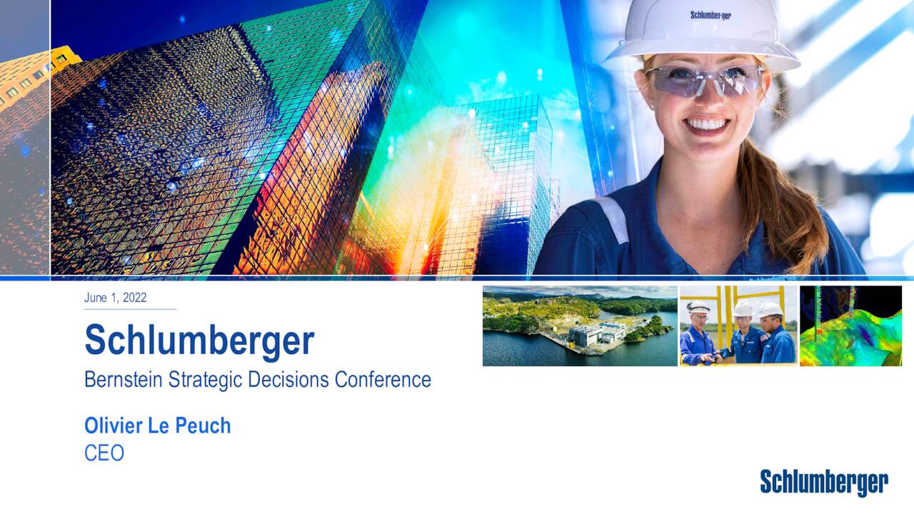 Schlumberger Presents At Bernstein 38th Annual Strategic Decisions ...