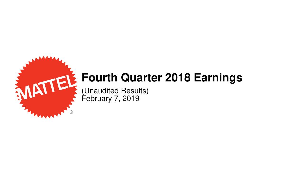 Fourth Quarter 2018 Earnings