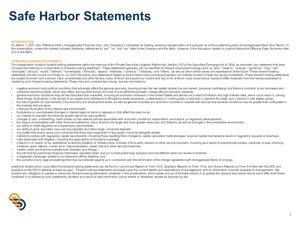 Amalgamated Financial Corp. 2022 Q4 Results Earnings Call