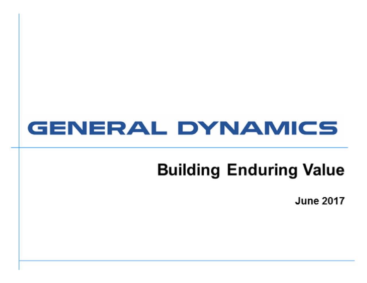 General Dynamics Corporation (GD) Presents At Bernstein's 33rd Annual ...