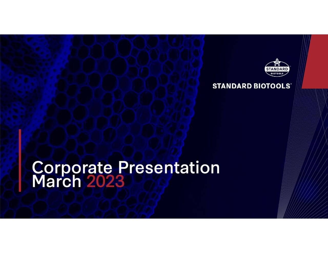 Standard BioTools (LAB) Investor Presentation Slideshow (NASDAQLAB