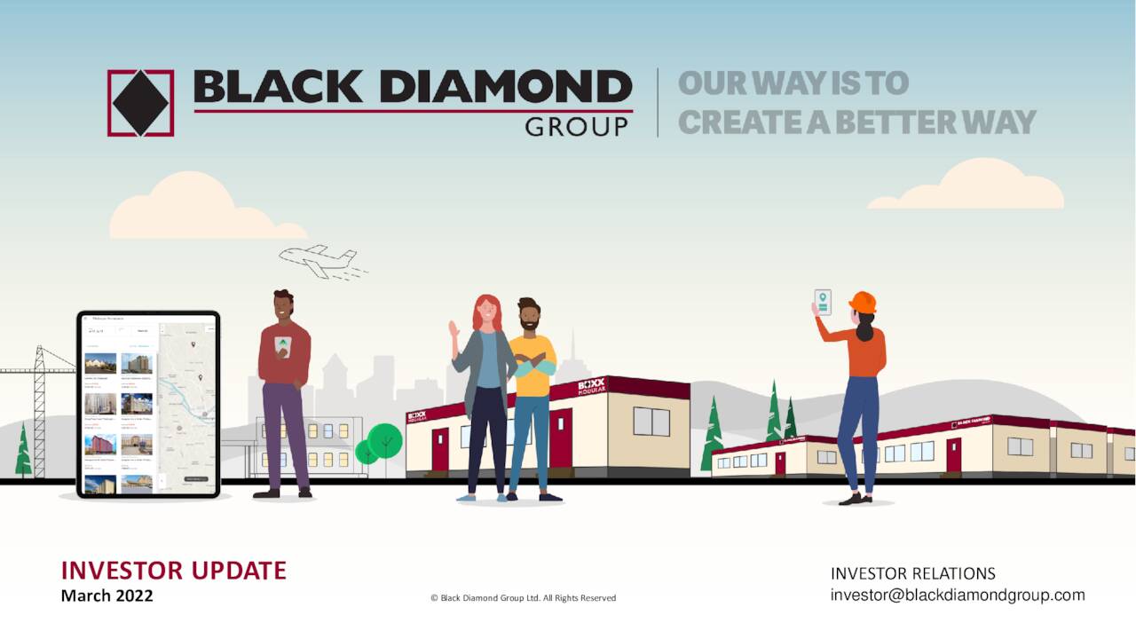 Black Diamond Group (BDIVF) Investor Presentation Slideshow (OTCMKTS