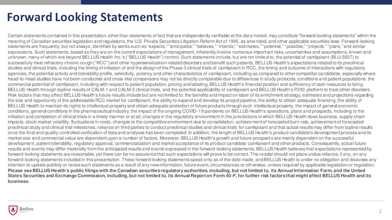 ForwardLooking Statements