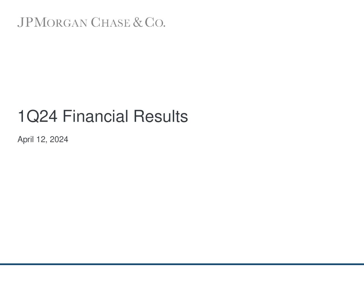 Chase & Co. 2024 Q1 Results Earnings Call Presentation