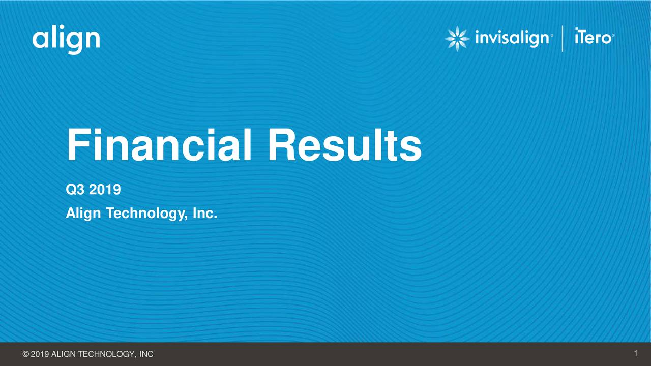 Align Technology, Inc. 2019 Q3 Results Earnings Call Presentation