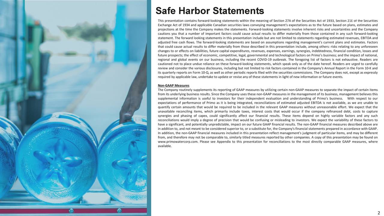 Primo Water (PRMW) Presents At Jefferies Consumer Conference