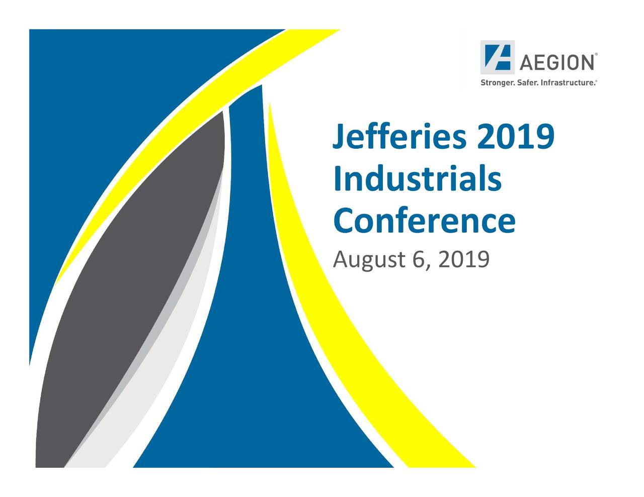 Aegion Corporation (AEGN) Presents At Jefferies Industrials Conference