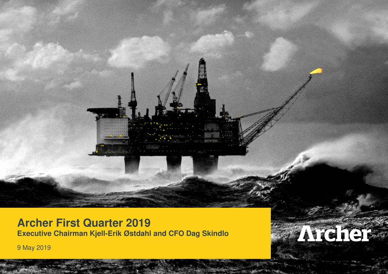 Archer Limited 2019 Q1 Results Earnings Call Slides (OTCMKTSARHVF
