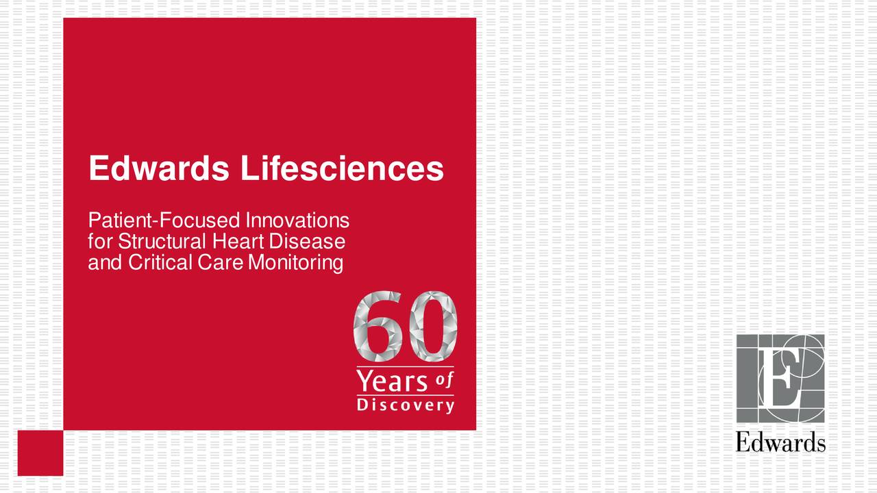 Edwards Lifesciences (EW) Presents At 36th Annual J.P.