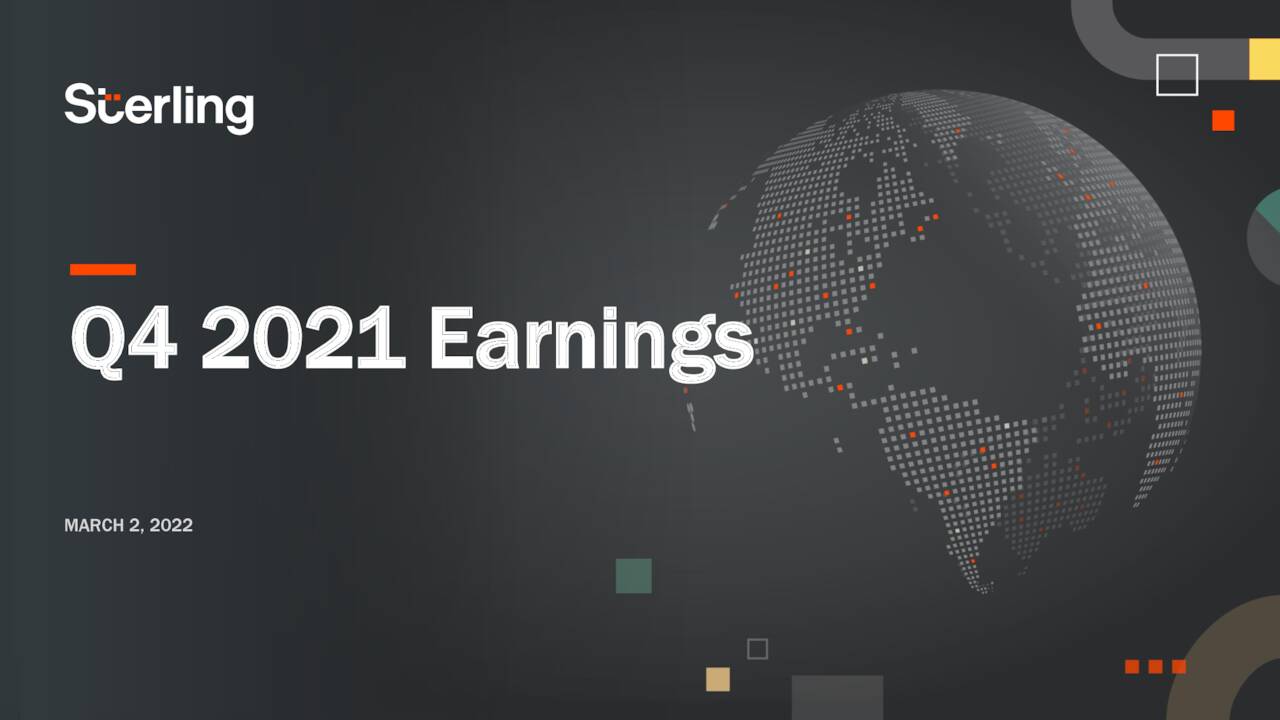 Sterling Check Corp. 2021 Q4 Results Earnings Call Presentation (NASDAQSTER) Seeking Alpha