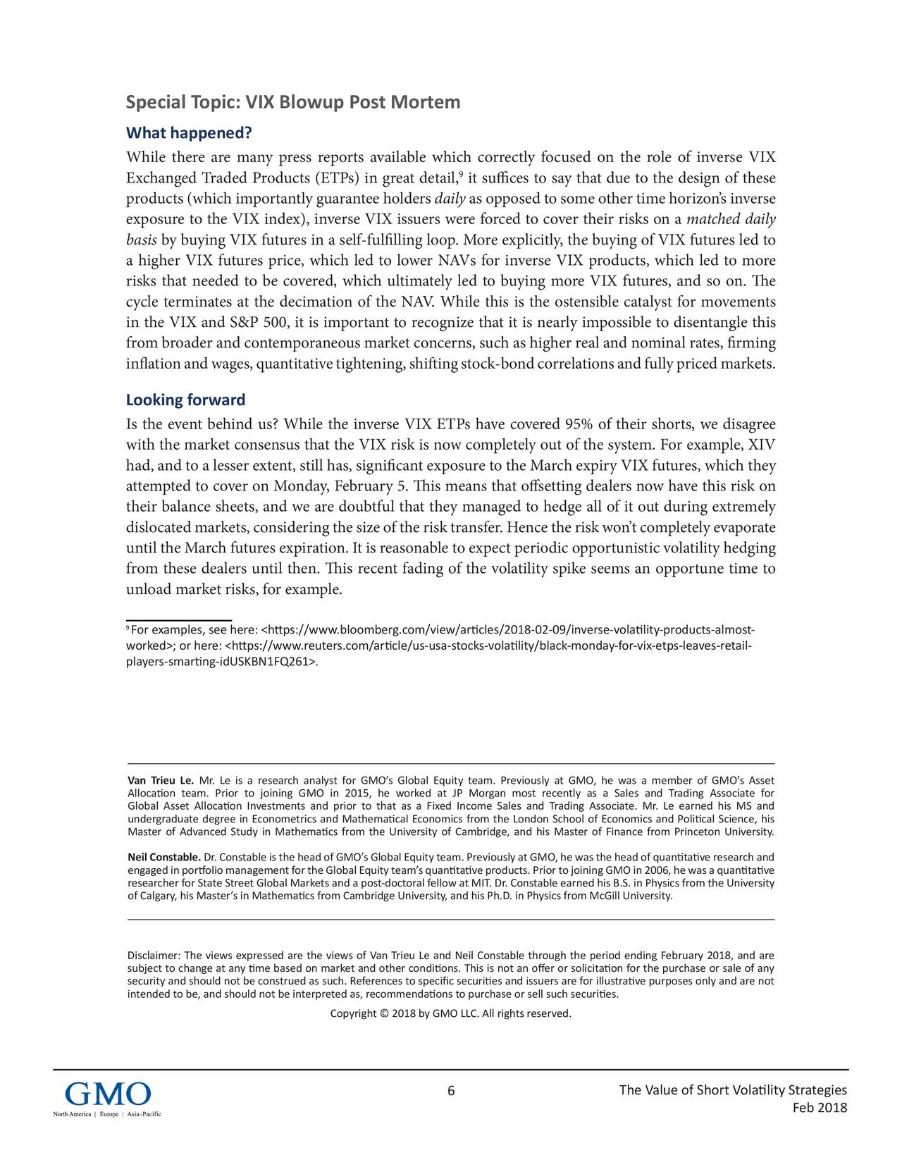 Trading and hedging strategies using vix futures options and exchange traded notes
