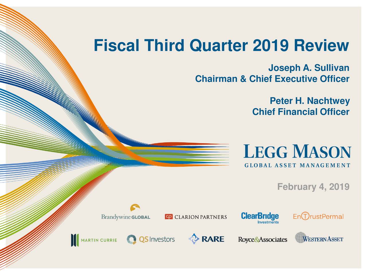 Fiscal Third Quarter 2019 Review