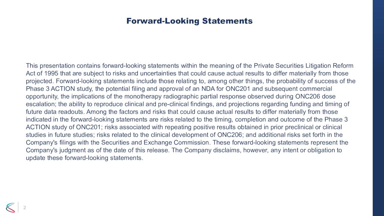 Forward-Looking Statements