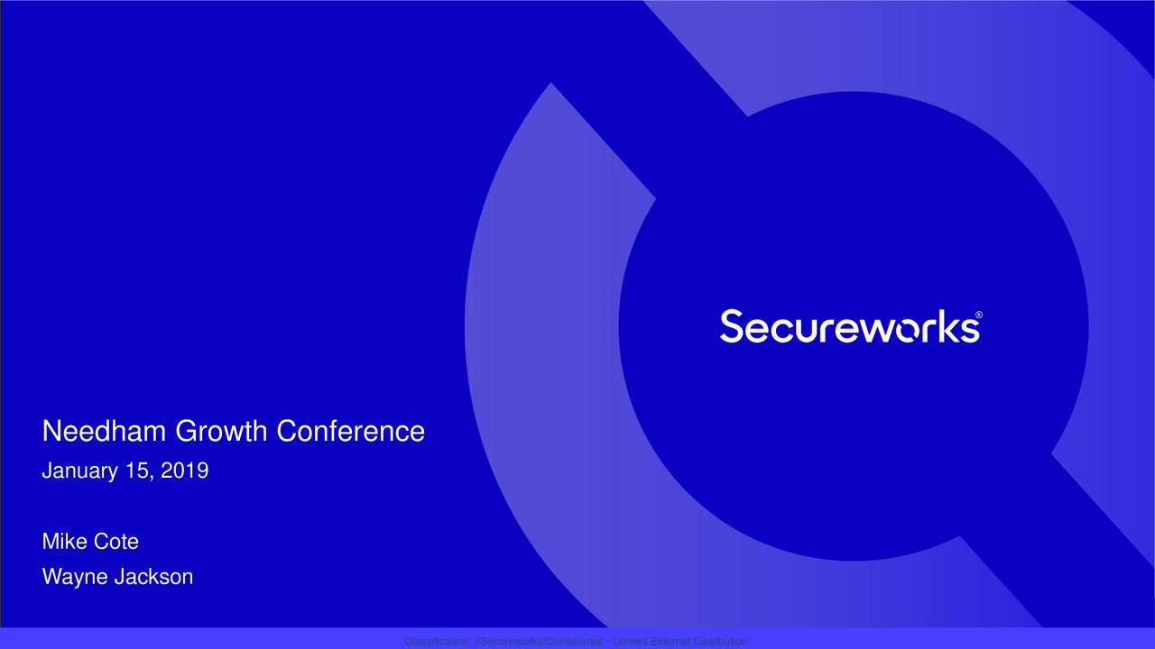 SecureWorks (SCWX) Presents At 21st Annual Needham Growth Conference