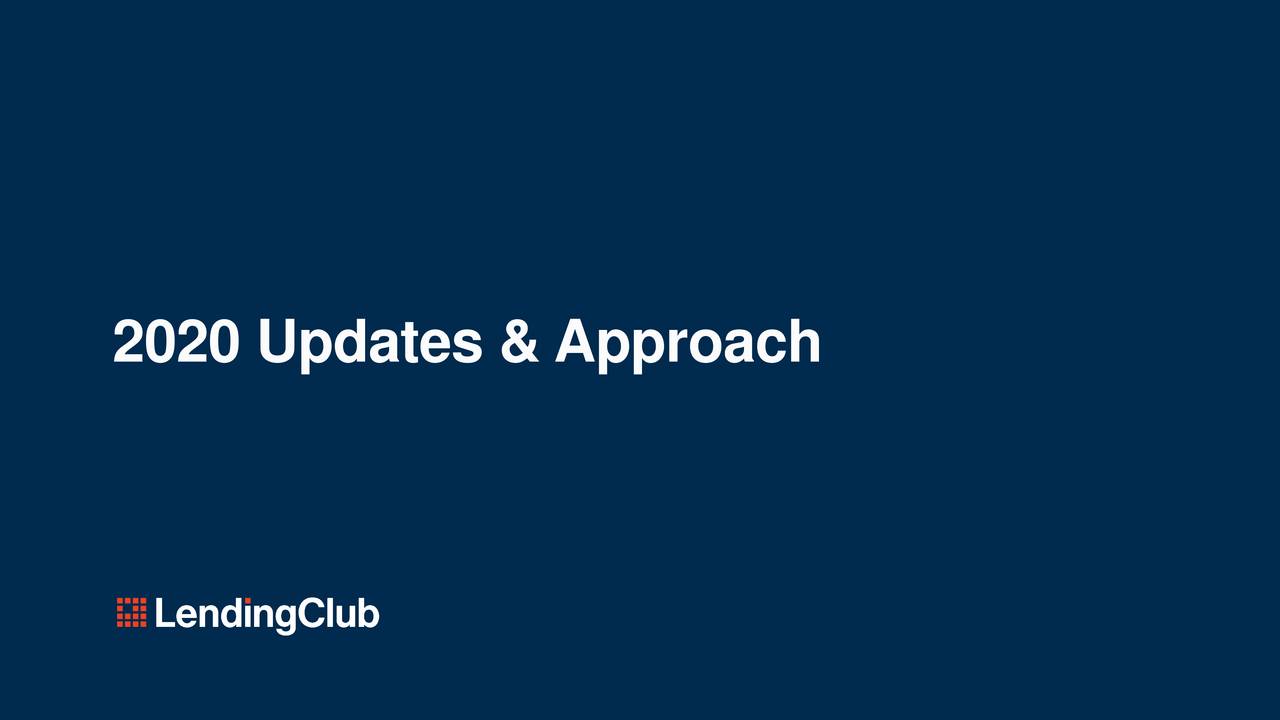 2020 Updates & Approach