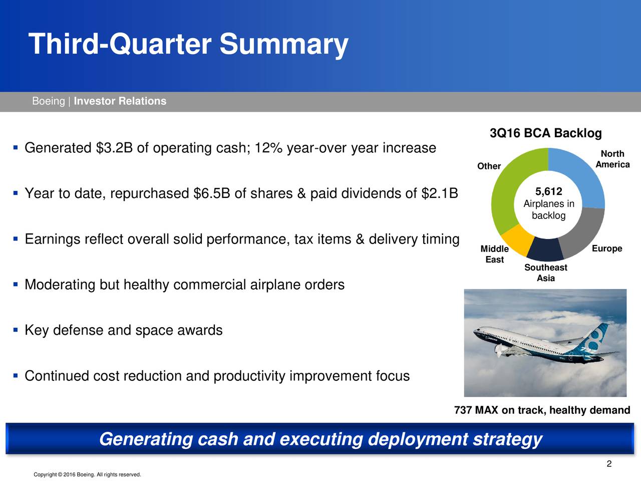 The Boeing Company 2016 Q3 - Results - Earnings Call Slides (NYSE:BA ...