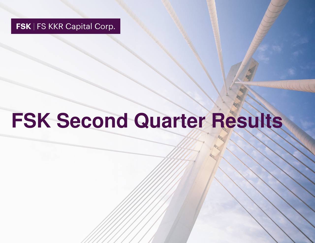 FS KKR Capital Corp 2020 Q2 - Results - Earnings Call Presentation ...