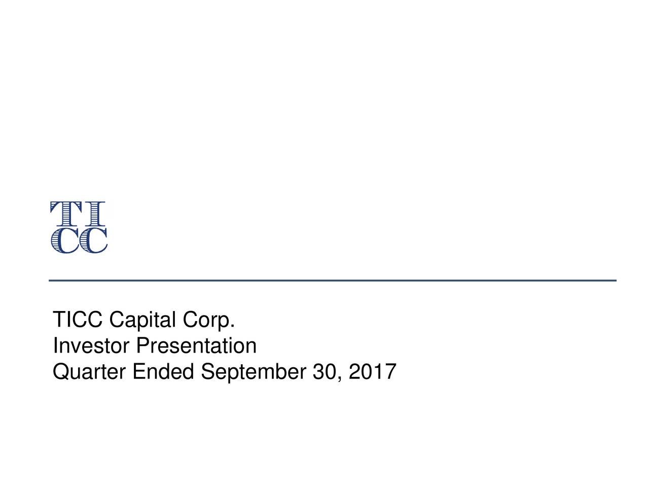 TICC Capital Corp.