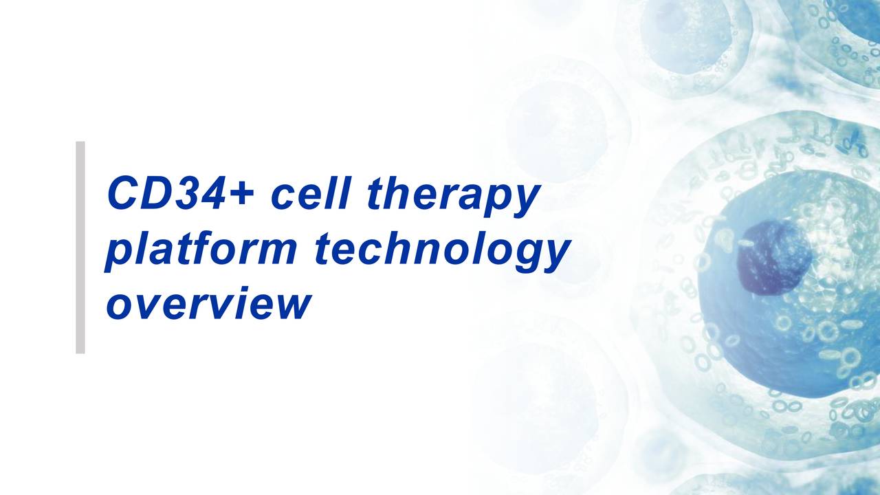 CD34+ cell therapy