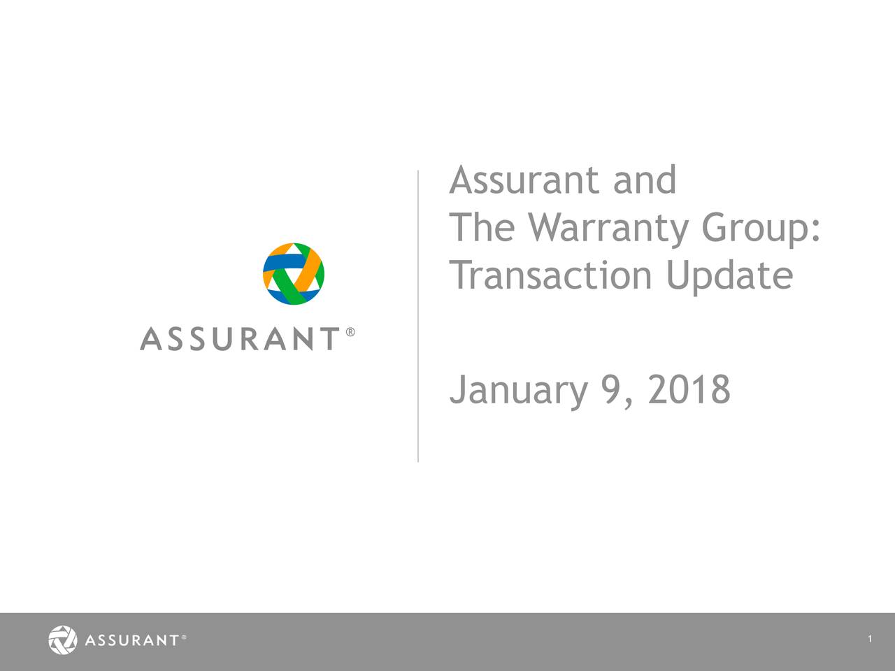 Assurant (AIZ) To Acquire The Warranty Group - Slideshow (NYSE:AIZ ...