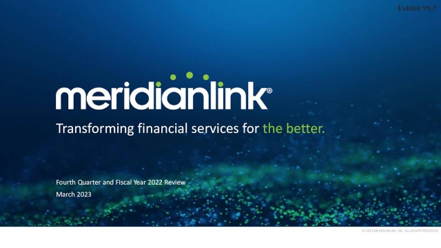 MeridianLink (MLNK) Investor Presentation - Slideshow (NYSE:MLNK ...