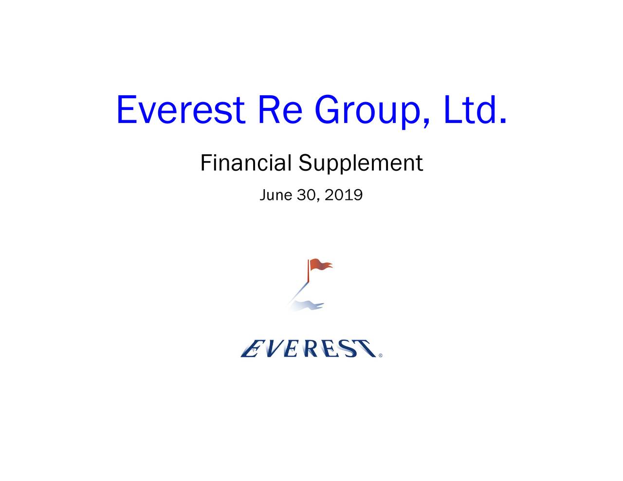 Everest Re Group, Ltd. 2019 Q2 Results Earnings Call Slides (NYSE
