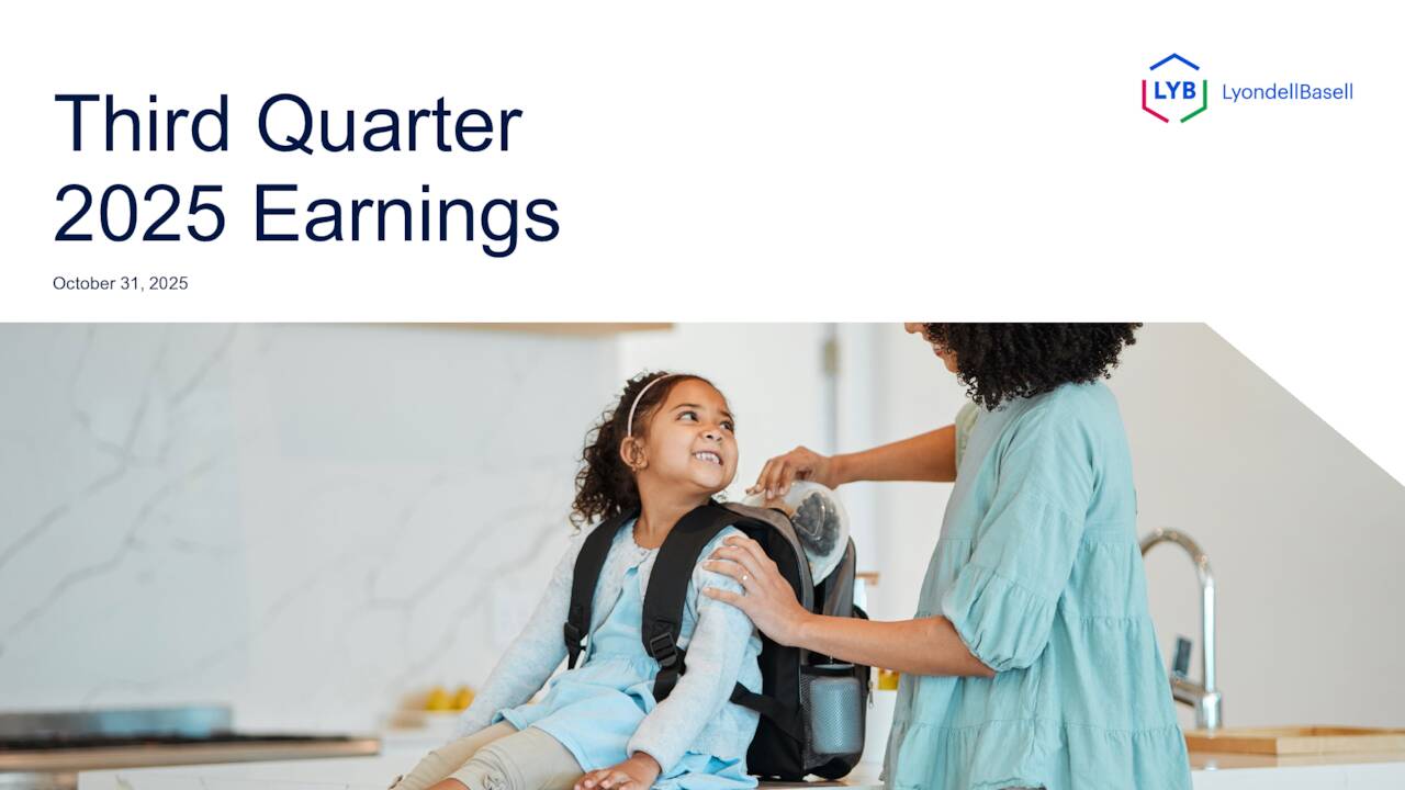 LyondellBasell Industries N.V. 2025 Q3 - Results - Earnings Call ...