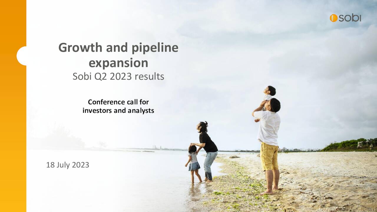 Swedish Orphan Biovitrum AB publ 2023 Q2 Results Earnings Call swedish-orphan-biovitrum-ab-publ-2023-q2-results-earnings-call
