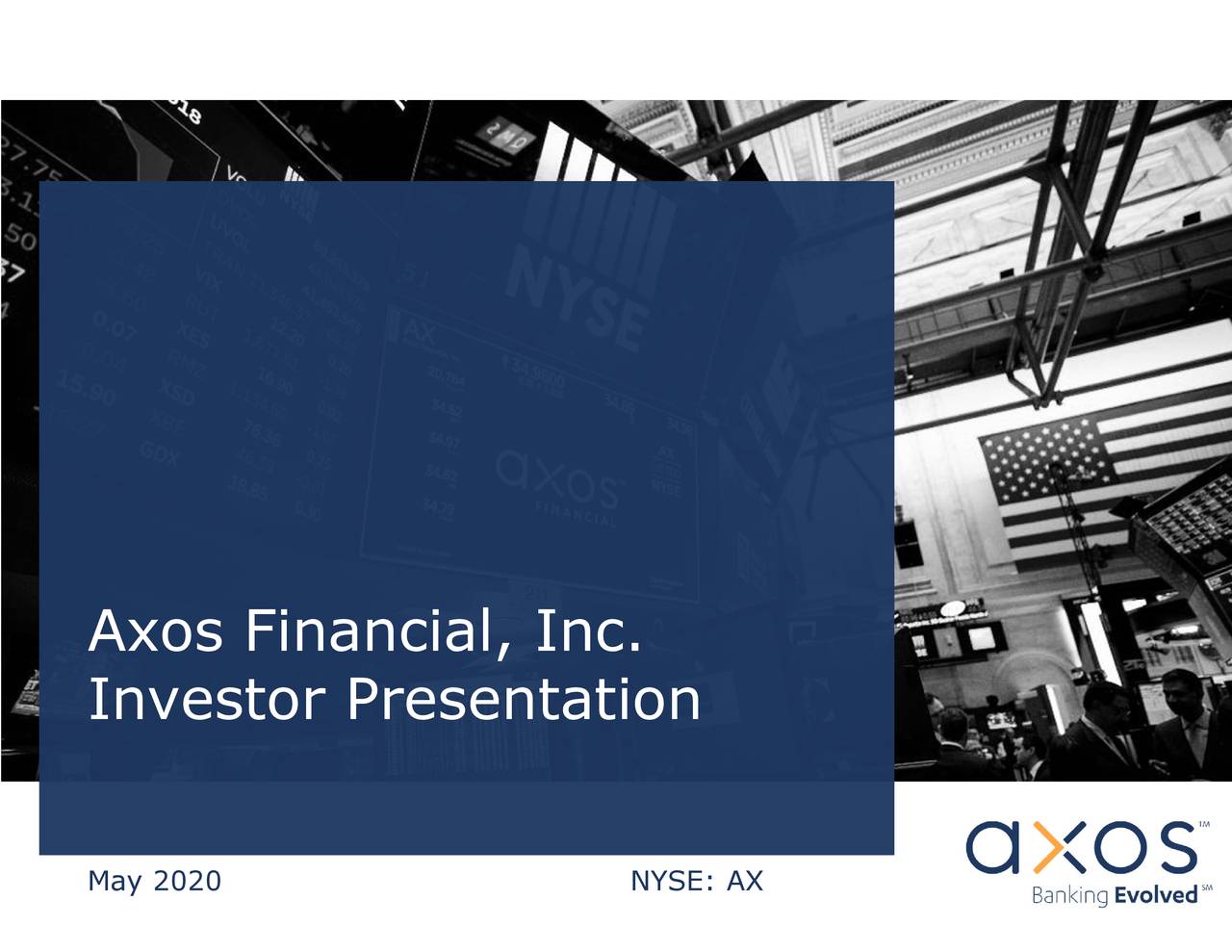 AxInsventMay 2020ncation    NYSE: AX