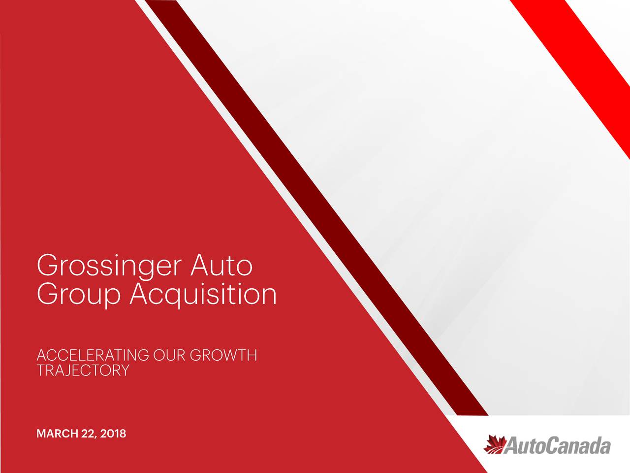 Autocanada Aocif Acquires Grossinger Auto Group Slideshow