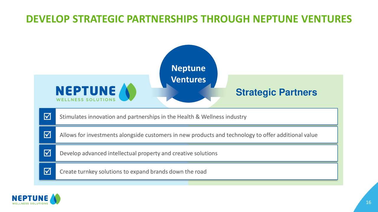Neptune Wellness Solutions (NEPT) Investor Presentation Slideshow