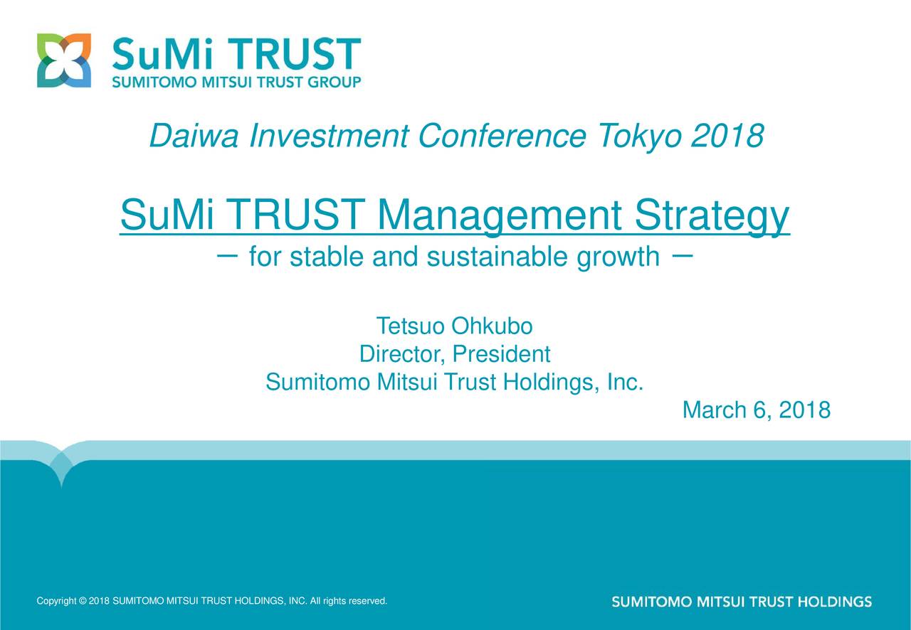 Daiwa Investment Conference Tokyo 2018