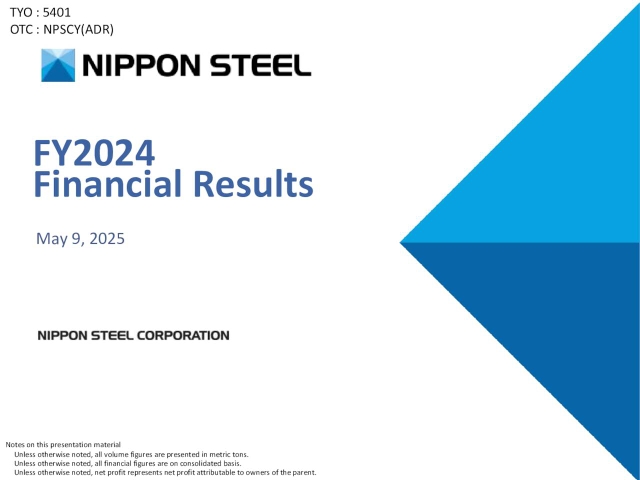 Nippon Steel Corporation 2024 Q4 - Results - Earnings Call Presentation ...