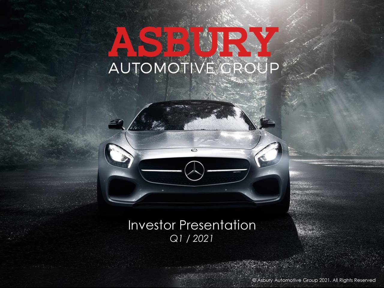 Asbury Automotive Group, Inc. 2021 Q1 Results Earnings Call