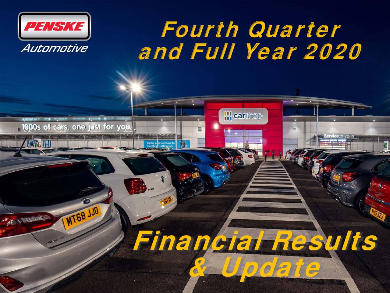 Penske Automotive Group, Inc. 2022 Q4 Results Earnings Call