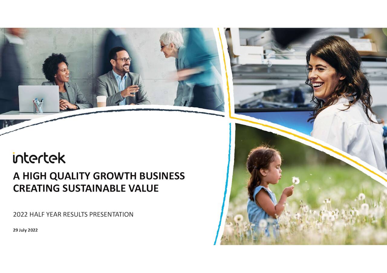 Intertek Group plc 2022 Q2 - Results - Earnings Call Presentation ...