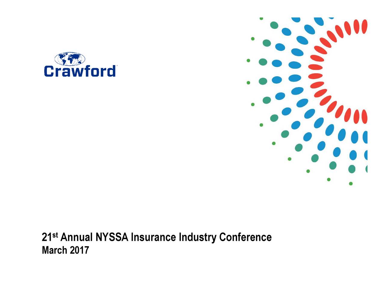 Crawford & Company (CRD,B) Presents At 21st Annual NYSSA Insurance