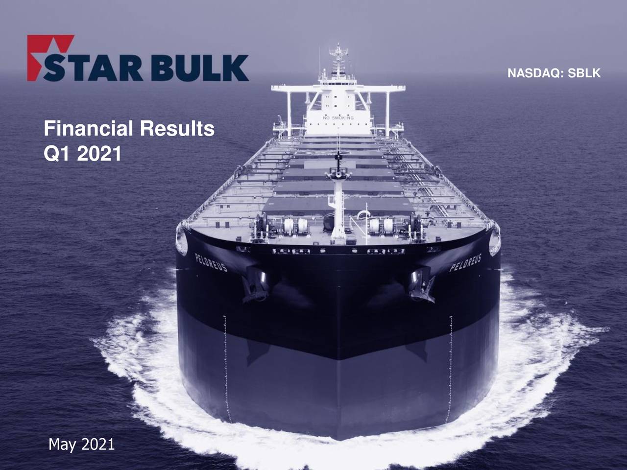 Star Bulk Carriers Corp. 2021 Q1 - Results - Earnings Call Presentation ...