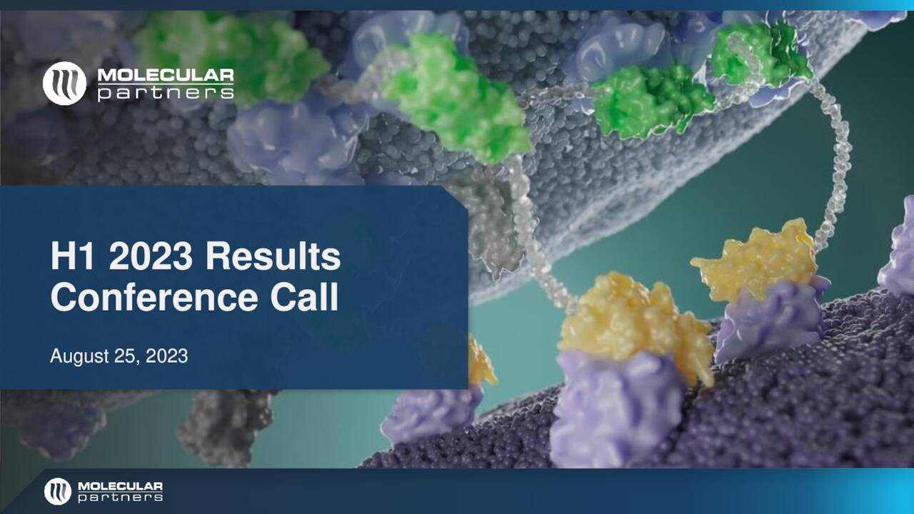 Molecular Partners AG 2024 Q2 Results Earnings Call Presentation   1 