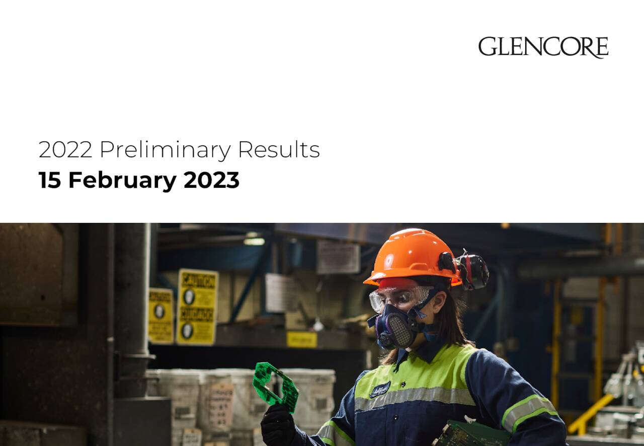 glencore investor presentation 2022